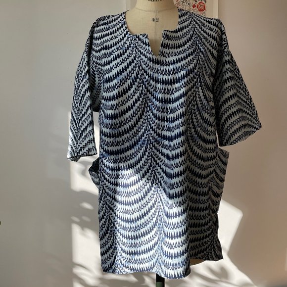 Authentic Block Wax Print Dashiki - Picture 2 of 8
